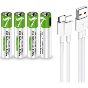 Vývojová deska USB nabíjecí baterie AAA - 4 kusy