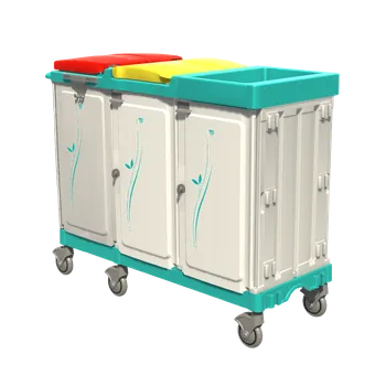 Koš na prádlo Vozík na čisté a špinavé prádlo 393E