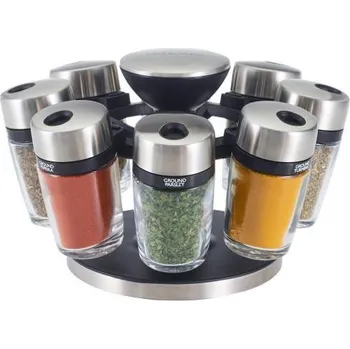 Kořenka Otočný stojan s kořenkami 8 ks - COLE&MASON (Kulatý stojan na kořenky 8 ks - COLE&MASON)