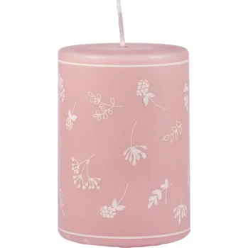 Svíčka Růžová svíčka Unipar Fleur, doba hoření 48 h ID_1390847