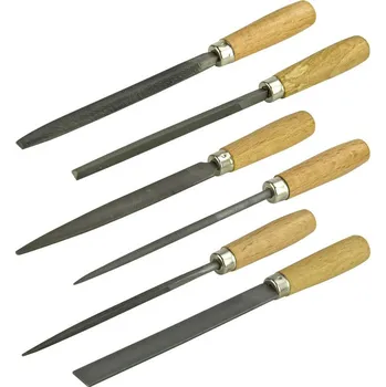 DEMA Zámečnické pilníky klíčové, 6-dílná sada