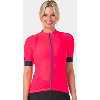 cyklistický dres Dres Bontrager Meraj dámský Radioactive Pink S