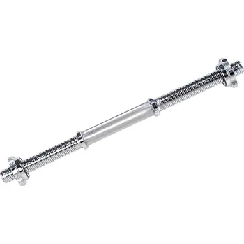 Vzpěračská tyč MARTES ESSENTIALS CONAN 45CM M000160464 – Stříbrná