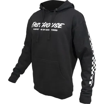 Fasthouse Youth Logo Hooded Pullover Black Velikost: YS