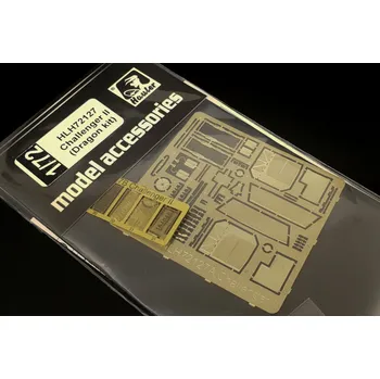 Plastikový model Hauler 1/72 Challenger II - detail PE set (DRAG)