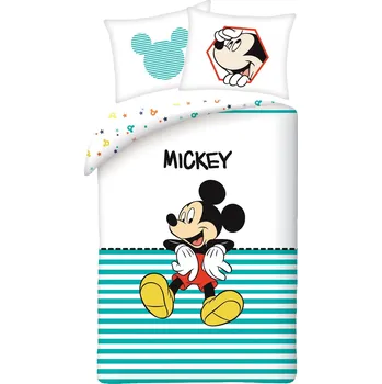 Povlečení HALANTEX | Povlečení Mickey Mouse HX01 - 140x200 + 70x90, 100% bavlna