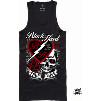 Dámské Tílko BLACK HEART DRAIN Barva: Černá, Velikost: L