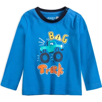 Kojenecké tričko VENERE TRUCK modré Velikost: 74