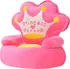 dětské křeslo vidaXL Plyšové dětské křeslo Princess/růžové