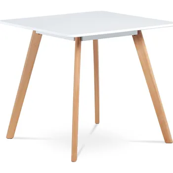 Jídelní stůl Autronic DT-606 WT buk/bílý