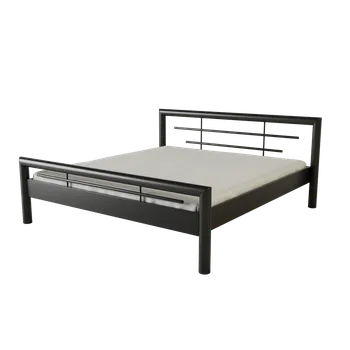 Postel Kovová postel ROSE Povrchová úprava: bílá, Rozměr: 120 x 200 cm