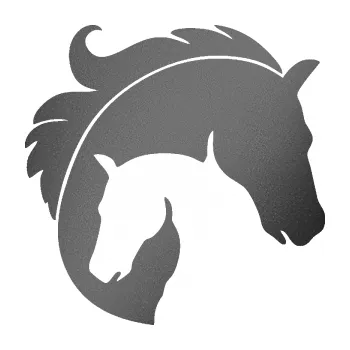 Samolepící dekorace Kůň 086 pravá kobyla s hříbátkem (41 - grafitová metalíza) SAMOLEPKA NA AUTO, NÁLEPKA, FÓLIE, POLEP, TUNING, VLASTNÍ TEXT, TISK, AUTOSAMOLEPKY.cz, POLEPY, OBRÁZEK, LOGO, 3D STICKERS