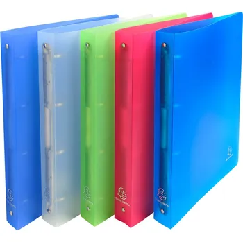 Kroužkový pořadač Exacompta Chromaline, A4 maxi, 4 kroužky, 40 mm, PP, mix barev