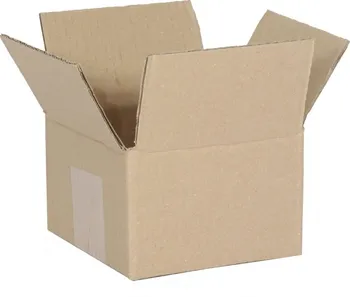 Karton Obaly KREDO Kartonová lepenková papírová krabice 3VVL 120 x 120 x 80 mm