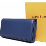 Luxusní modrá kožená peněženka Gianni Conti no. 588373