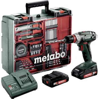 Vrtačka Metabo BS 18 Quick Set 602217880 2 x 2,0 Ah + nabíječka, kufr
