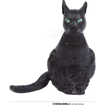 Karnevalový doplněk Guirca Fiestas Španělsko Černá latexová kočka