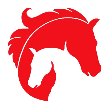 Samolepící dekorace SAMOLEPKA Kůň 086 pravá kobyla s hříbátkem (10 - červená) NA AUTO, NÁLEPKA, FÓLIE, POLEP, TUNING, VLASTNÍ TEXT, TISK, AUTOSAMOLEPKY.cz, POLEPY, OBRÁZEK, LOGO, SAMOLEPKY