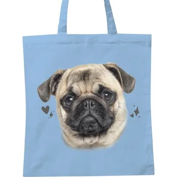 Nákupní taška unisex s potiskem Pejsek Mops