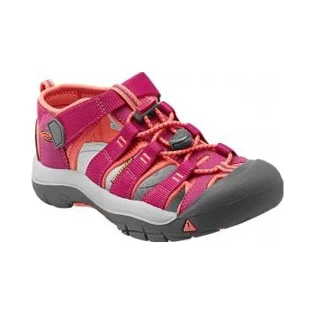 Dívčí obuv KEEN Newport H2 K very berry/fusion coral US 8 / EU 24,0 / UK 7 / 15 cm; Růžová outdoorová obuv + DÁREK DLE VÝBĚRU!