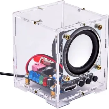 Elektronická stavebnice Bezdrátový reproduktor s Bluetooth a LED indikátorem úrovně hlasitosti (stavebnice)