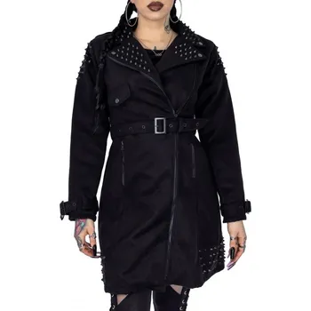 Dámský kabát Dámský gothic kabát ADONIA COAT Velikost: XL