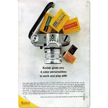 Plechová cedule Plechová retro cedule Čtyřbarevná světlá (oblíbená foto retro cedule na zeď)