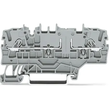 Rozvaděč WAGO Svorka 2002-1901 2vodičová průchozí 2,5 mm² s možností zkoušení, šedá 2002-1901