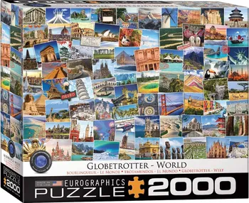 Puzzle Eurographics Světoběžník 2000 dílků