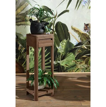 Servírovací stolek MONTREAL Příruční stolek 30x30x90 cm, palisandr, uzená třešeň