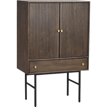 Komoda Tmavě hnědá dubová komoda ROWICO CLEARBROOK 79 x 42 cm