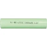 Akumulátor Emos 4/5 SC 3,6V - 1800mAh - Ni-MH - ke svítilně P4503
