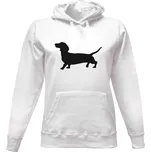 Dámská mikina s kapucí s potiskem Jezevcik dámské