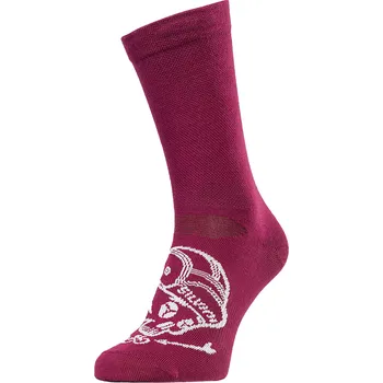 Pánské ponožky Silvini Avella UA1815 vínové/punč 45-47