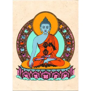 Přání z ručního papíru Akshobhya