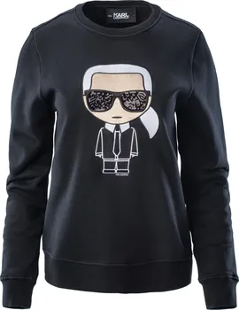 Dámská mikina Karl Lagerfeld Ikonik Karl Sweatshirt 210W1820 černá M