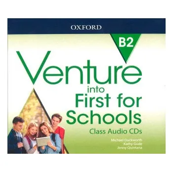 Cizojazyčná kniha Venture into First for Schools: Class Audio CDs (x3) – Michael Duckworth,Kathy Gude,Jenny Quintana (EN)