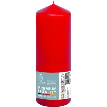 Svíčka Svíčka válec červená 80/200 Gala kerzen GA020502992