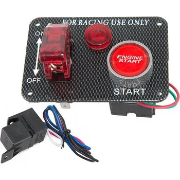 Přídavný světlomet Panel s 1x spínačem, kontrolkou + tlačítko START, 12V