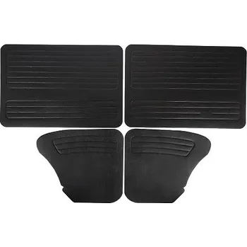 Tuning Volkswagen Černé vinylové dveřní výplně bez kapsy pro Beetle 67-> - 4 kusy