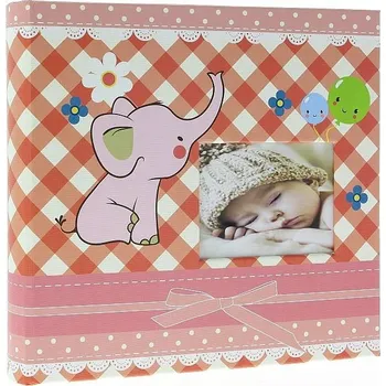 Fotoalbum Dětské fotoalbum 10x15/200 BABY4G s popisem růžové KARPEX