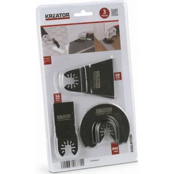 Příslušenství k brusce Kreator Sada příslušenství KRT990040 pro oscilační brusky 3ks