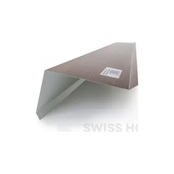 Plechová vrchní štítová lišta - 2000 mm, černá