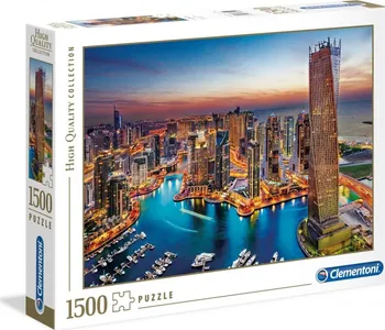 Puzzle Clementoni Přístav v Dubaji 1500 dílků
