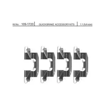 Brzdová destička Sada příslušenství brzdových destiček QUICK BRAKE