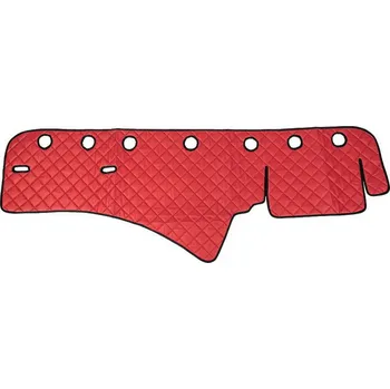 autokoberec Koženka na palubní desku Scania R, červená