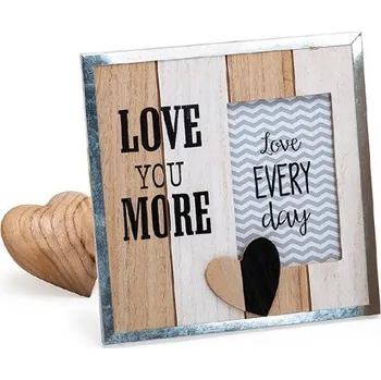 Rám na obraz Dřevěný fotorámeček 10x15 STILL IN LOVE II kph