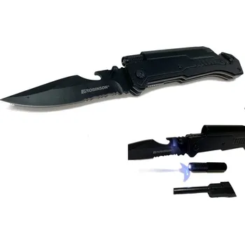 Pracovní nůž Nůž rybářský ROBINSON s přís. (Skládací nůž Robinson Survival - ideální pro rybáře a myslivce.)