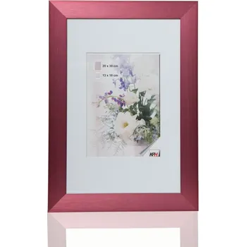 Rám na obraz AL-60 hliníkový fotorámeček 20x30 bordeaux kph