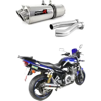 Výfuk pro motocykl Laděný výfuk DOMINATOR YAMAHA XJR1300 99-06 OVÁLNÉ KONCOVKY